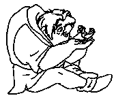 coloriage quasimodo et le moineau